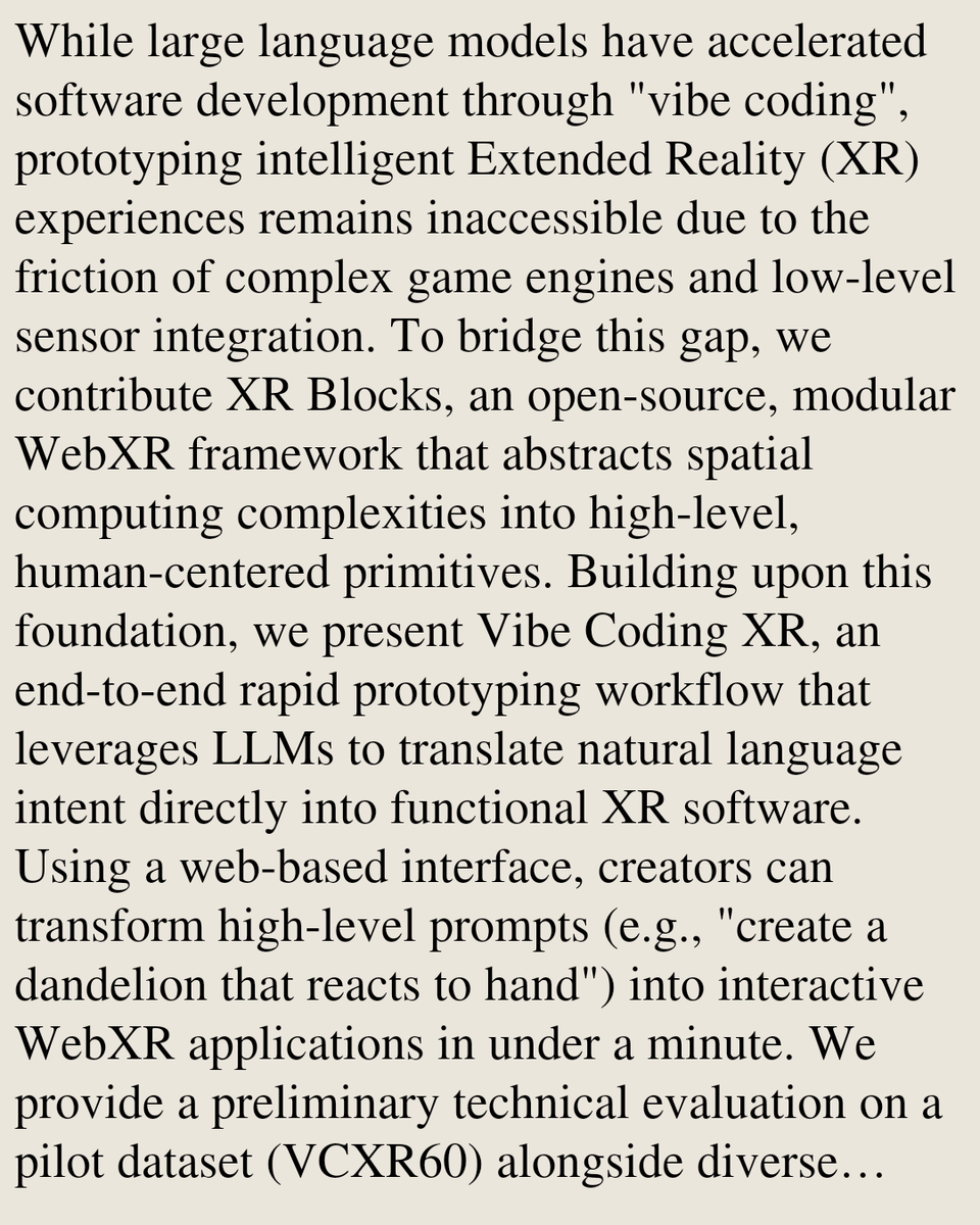 Vibe Coding XR: Accelerating AI + XR Prototyping with XR Blocks and ...