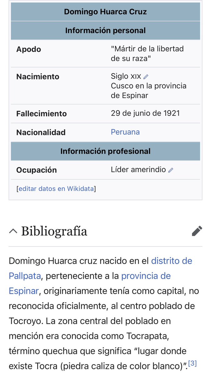 legally_doctor's tweet photo. @ChacoteroPeru Desde #Espinar CUSCO #RafaelLópezAliaga #PRESIDENTE 🩵
La tierra de #DomingoHuarca mártir que murió en defensa de un #libremercado
Mi abuelo(nieto de Domingo Huarca) y su familia fueron víctimas de terroristas comunistas y socialistas. Por eso comunismo y socialismo nunca más🕊️ https://t.co/FkP7tY0Pzk