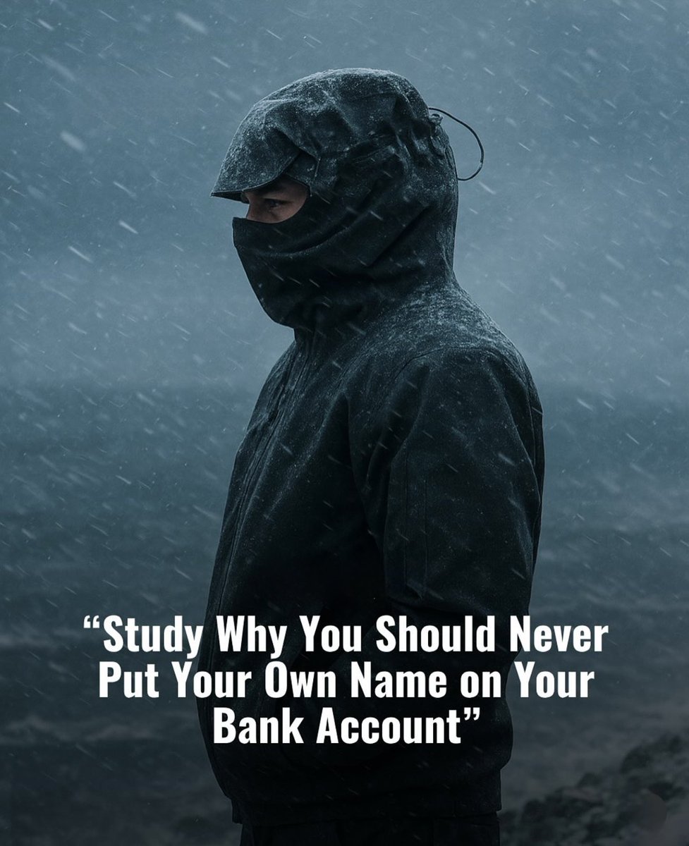 thecapitalistt0's tweet photo. Study Why You Should Never Put Your Own Name on Your Bank Account

-Thread- https://t.co/u73lpg9GY0