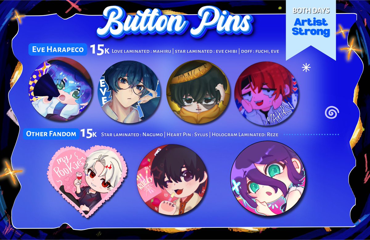 N_40kii's tweet photo. [💙+🔁 appreciated!]

N_40kii's #Cf22 Catalogue's Batch 1 Open!
📆26 March-10 April
📦 Mail &amp; Pick up [SAT &amp; SUN]
👁‍🗨Eve, Sakadays,Alien stage, Enstars, Gachiakuta, Originals, Genshin, HSR, TGCF, LADS, CSM (Reze)
🔗https://t.co/6lRTwlfAYU…

#comifuro22 #CF22catalogue #Reze #Eve家 https://t.co/v8VYk0m2sL