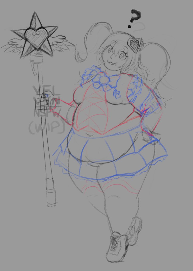 working on a sketch of a rather heavy QOH don... I'd like to have the finished version out by the end of the week!