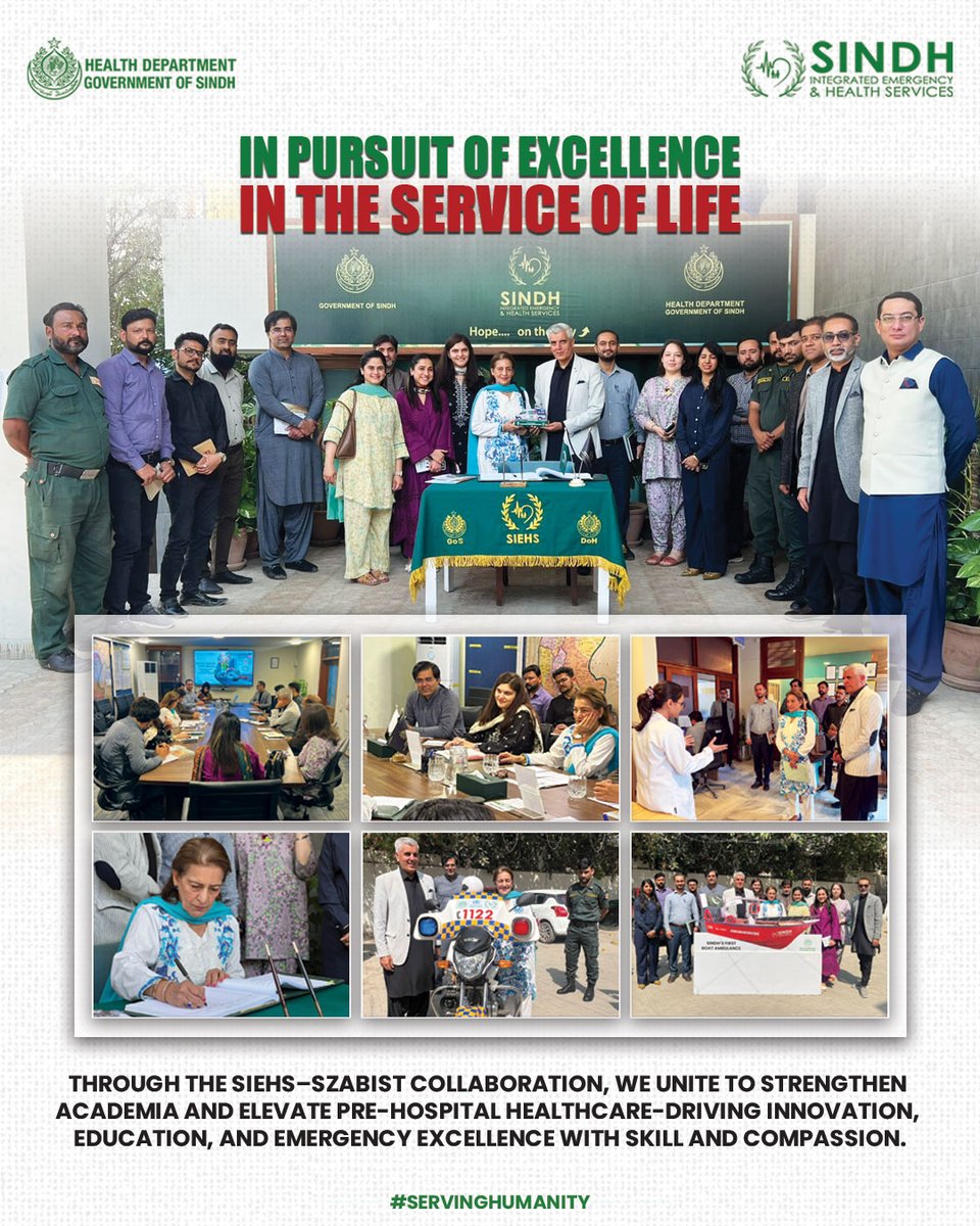 Sindh Integrated Emergency & Health Services tweet media