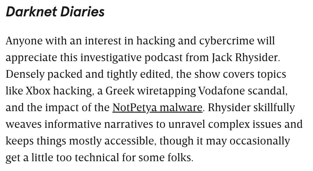 Jack Rhysider 🏴☠️ tweet media