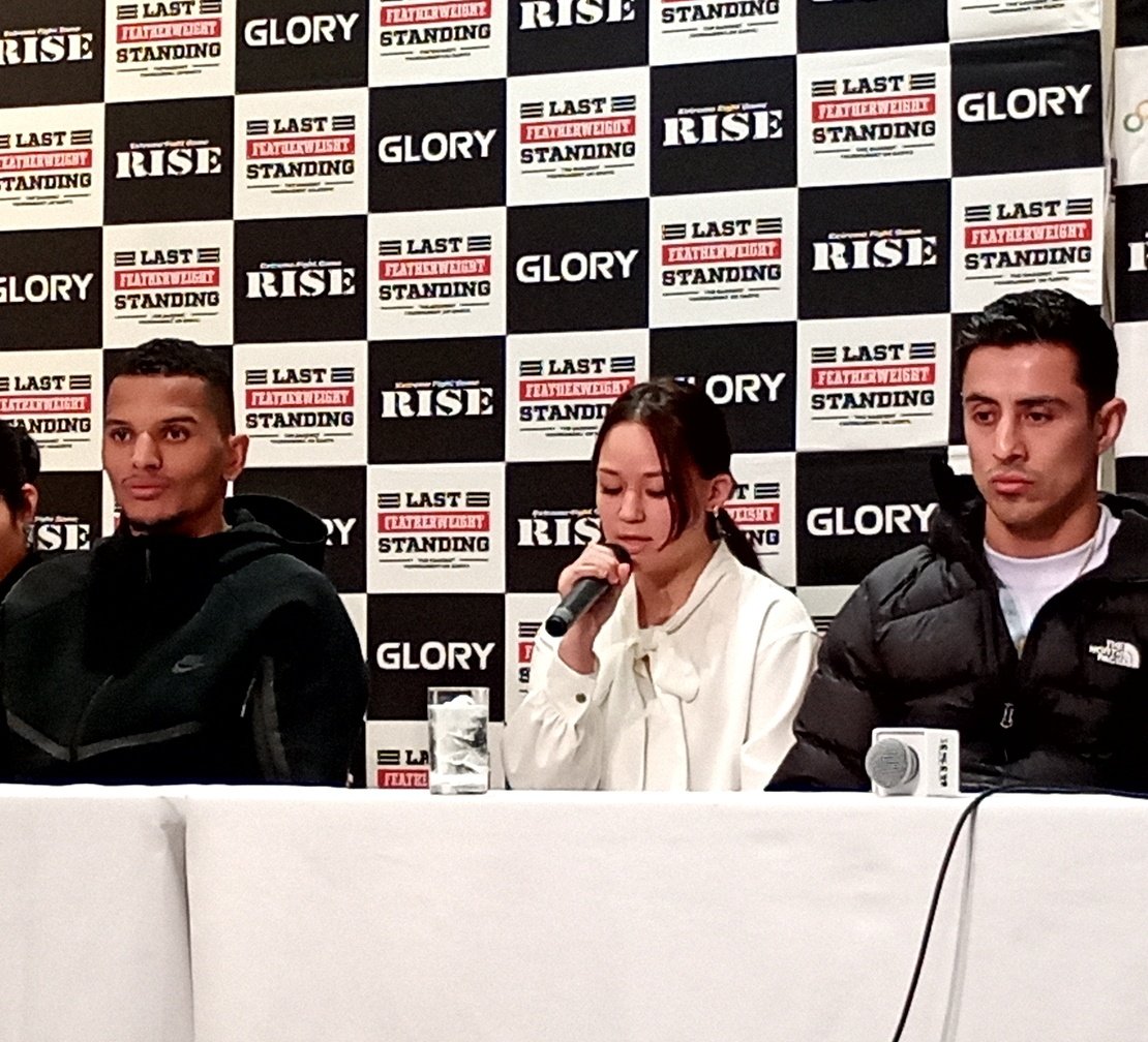 nobbycheeba's tweet image. 先日のRISEを交通事故で欠場した小西江美香選手も一足先に通訳として復帰してました！元気そうでなにより。もう練習もしてるそうです。
#RISE #小西江美香