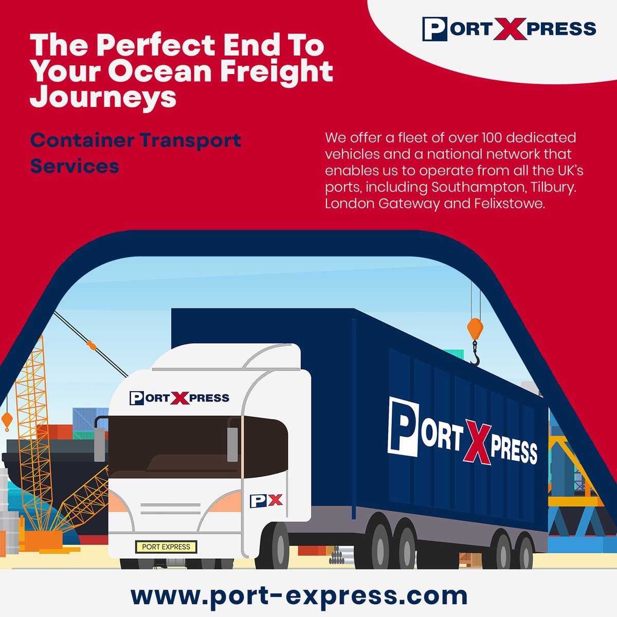 Port Express tweet media