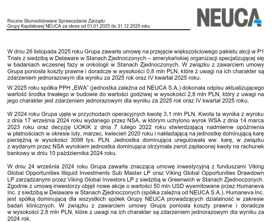 Lukasz_on_GPW's tweet photo. Wybrane dane finansowe #Neuca za Q4 i 2025 wraz z komentarzem do wyników https://t.co/MleiJyw1lv