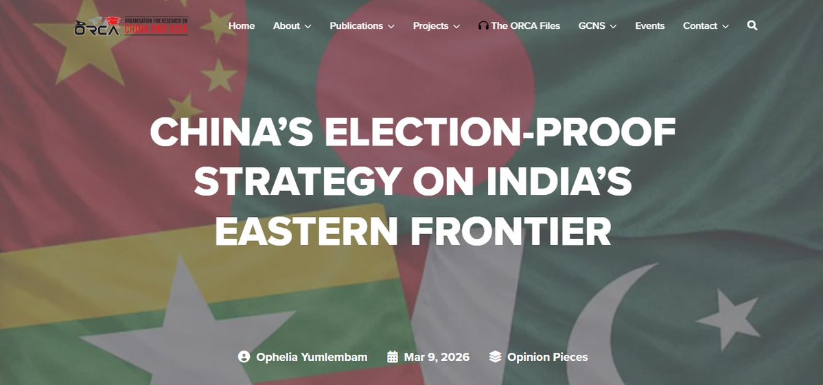 Organisation for Research on China & Asia (ORCA) tweet media