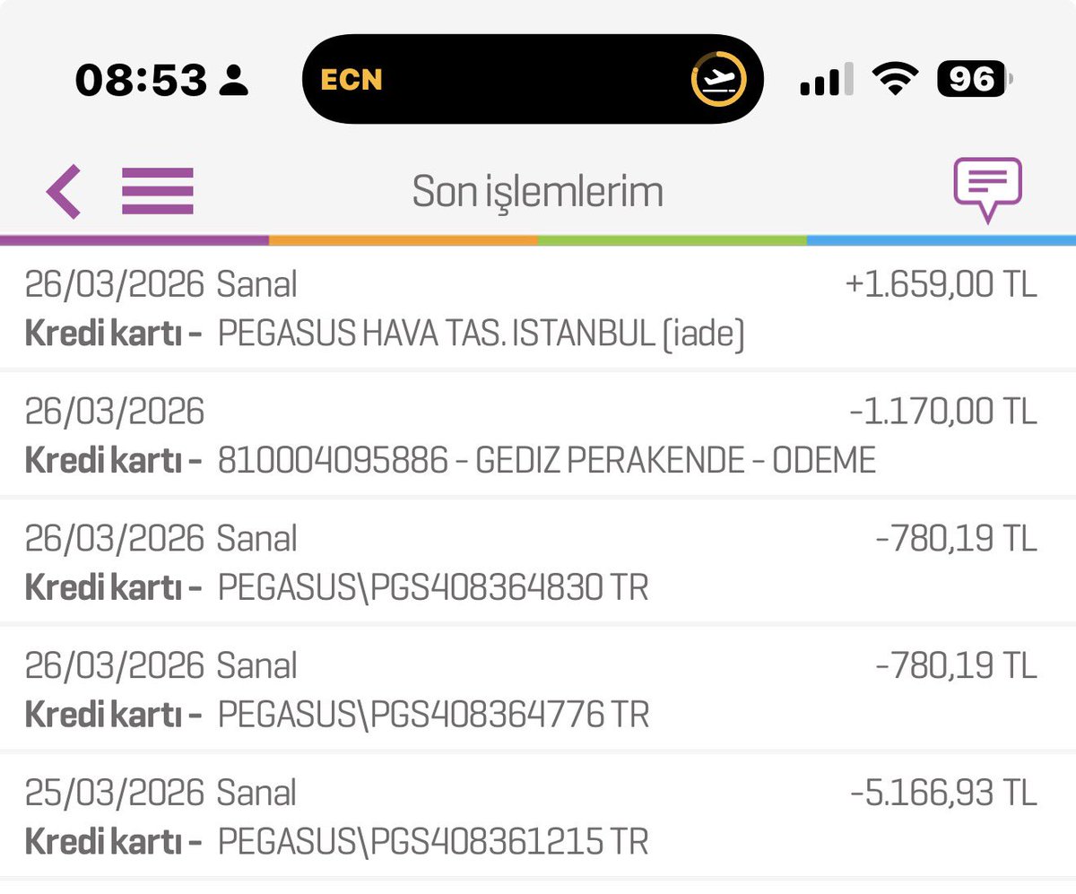 korhann_35's tweet photo. @ucurbenipegasus Sistem hatanız yüzünden 780+780 TL çekildi, uçuş değişmedi ve uçağımı kaçırdım. Acil dönüş bekliyorum. https://t.co/eSEaVtuAFm