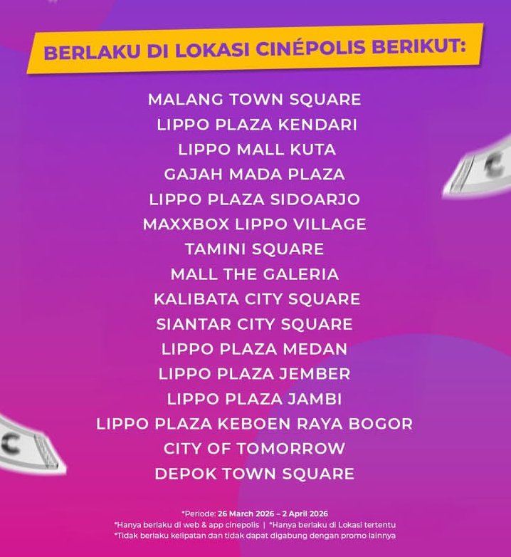 Payday Free Voc Cinepolis B1G1 // Testi di Pin 📌 tweet media