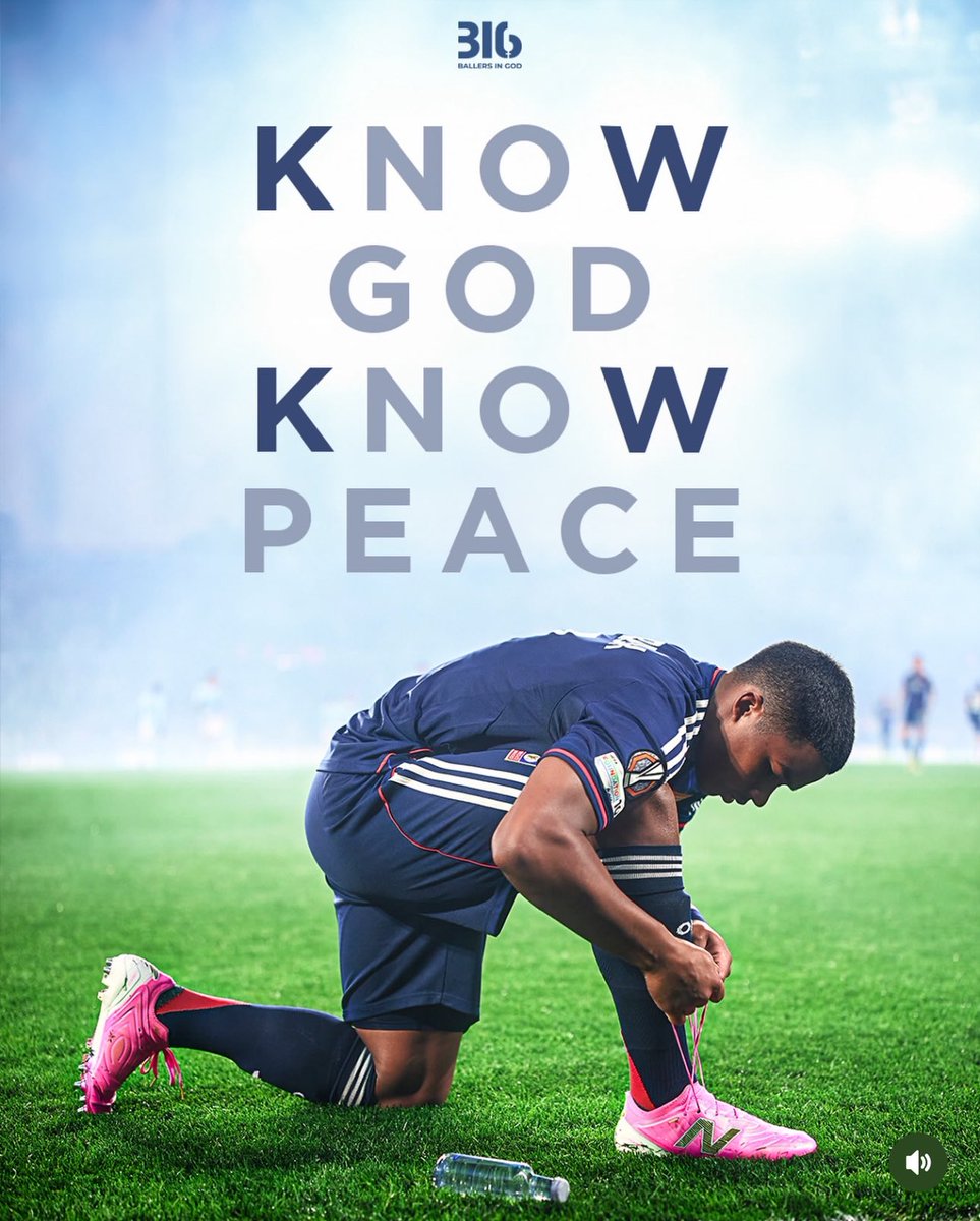 sportsdokitor's tweet photo. “KNOW GOD, KNOW PEACE” https://t.co/rZv8UWmsbt