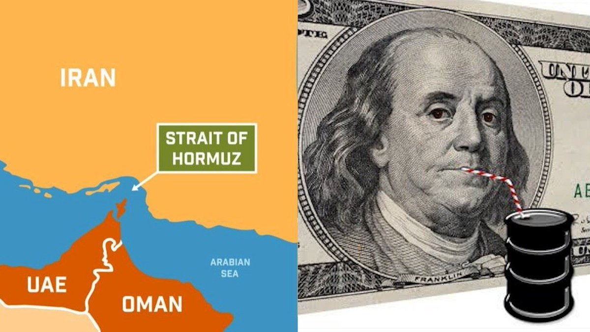 Sputnik_India's tweet photo. 🚨 De-dollarization: BRICS nations hit at the heart of the US dollar

▪️ India is reportedly ditching the dollar for Russian oil

Payments are being settled via currencies like the UAE dirham and the Chinese yuan: Bloomberg

▪️Iran is weighing yuan payments for passage through the Strait of Hormuz.

▪️Iran also considers opening the strait for tankers trading oil in Chinese yuan: reports.

Could the Strait of Hormuz crisis become the breaking point for the petrodollar system?