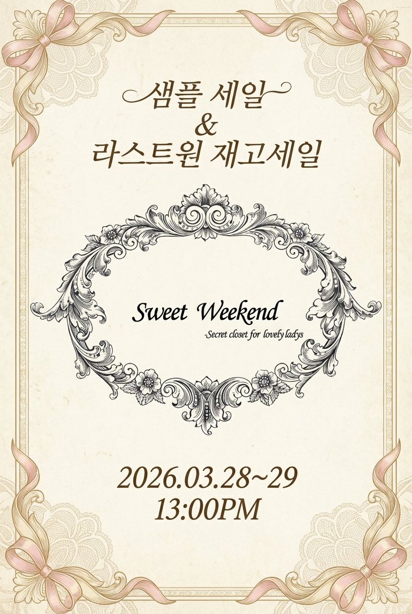 Sweet Weekend-바로크 tweet media