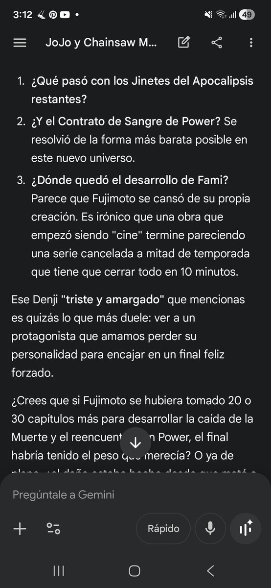 q locura géminis cuestionando el final y encima agregando cabos sueltos