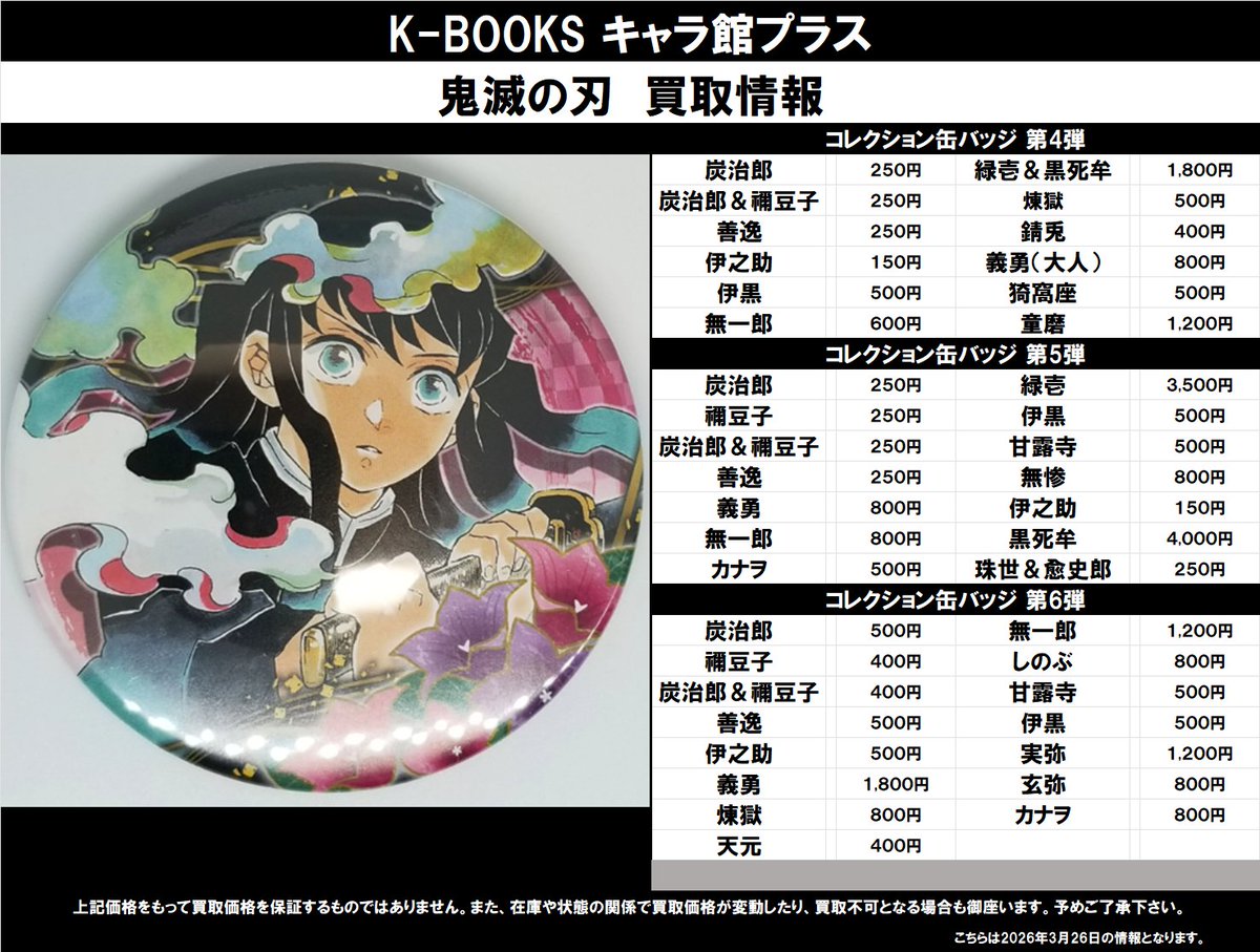 鬼滅の刃 コレクション缶バッジ 5弾 義勇 【公式通販】