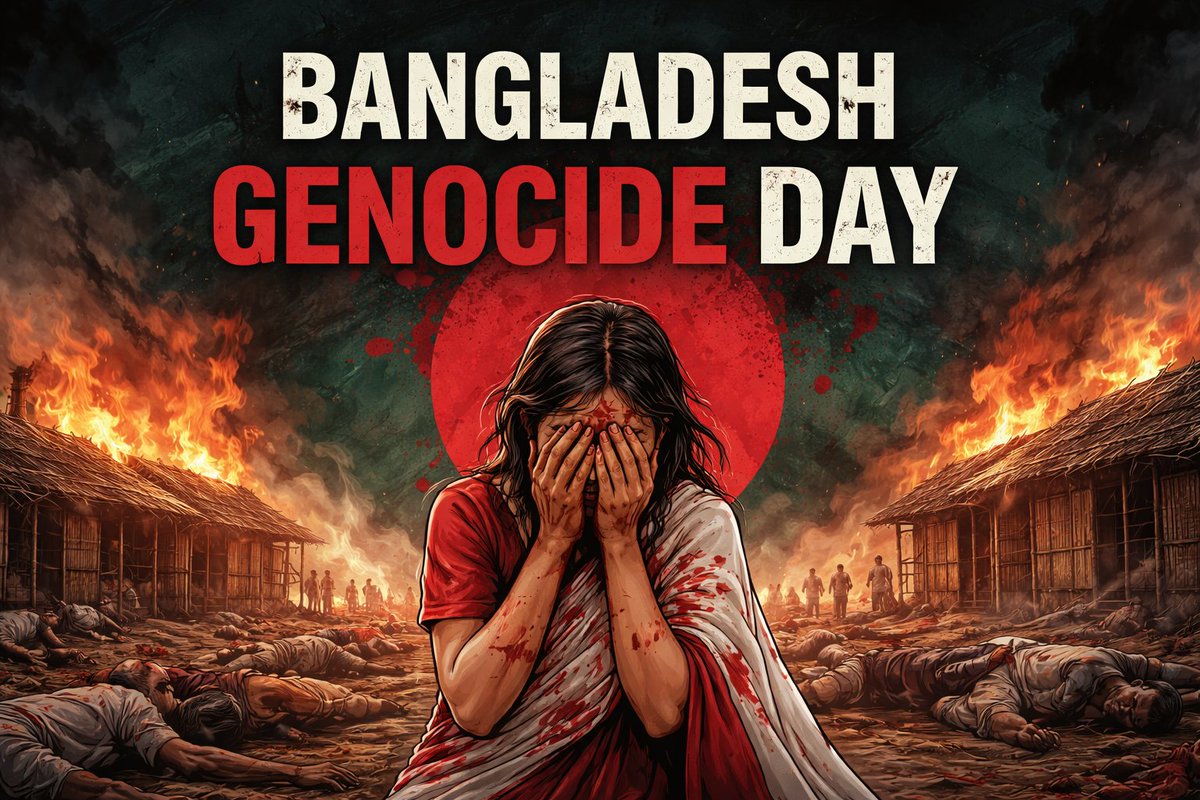 Pamphlet_in's tweet photo. Remembering Genocide Day: Lessons from 1971 and the myth of Pakistan’s ‘Muslim Brotherhood’ https://t.co/CAKgwBimvz https://t.co/oDTqgBbgnP