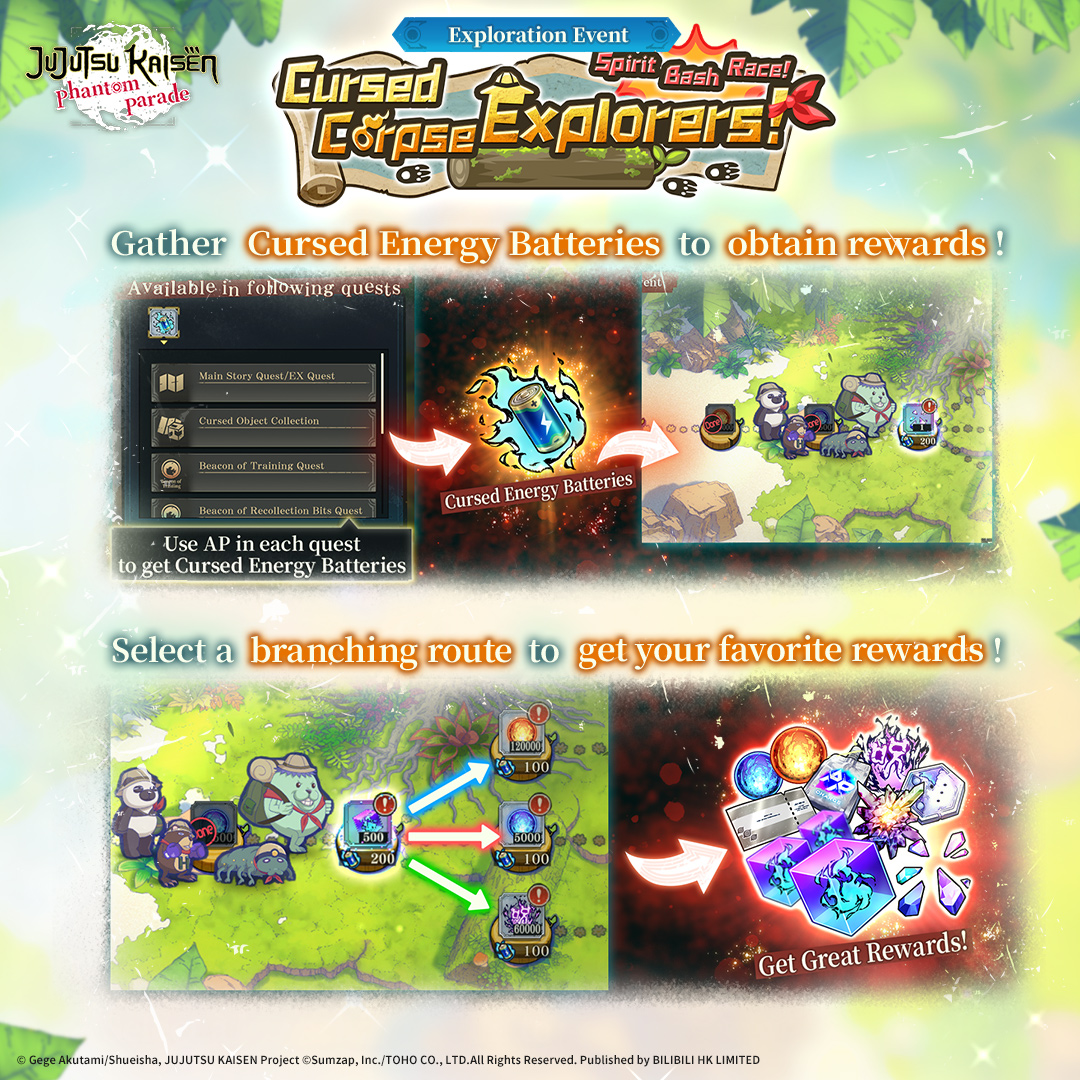 Jujutsu Kaisen Phantom Parade Official tweet media