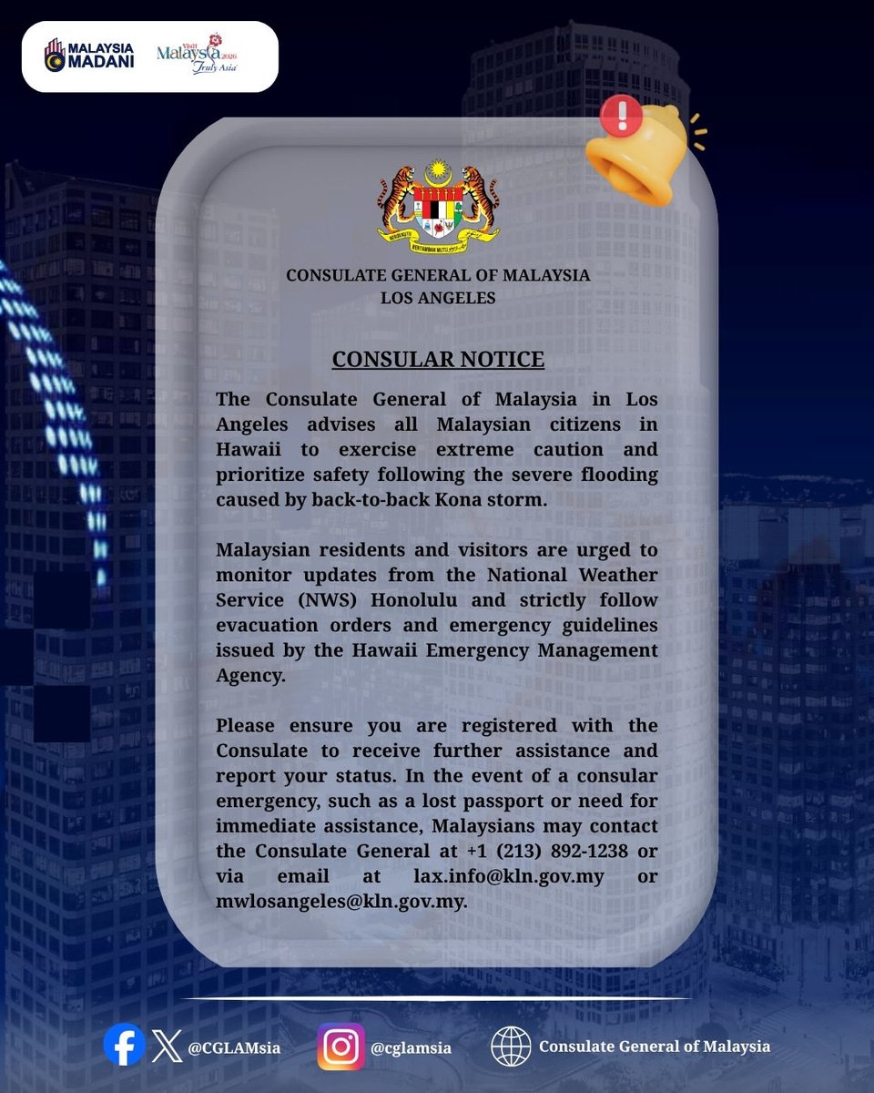 CG Malaysia Los Angeles tweet media