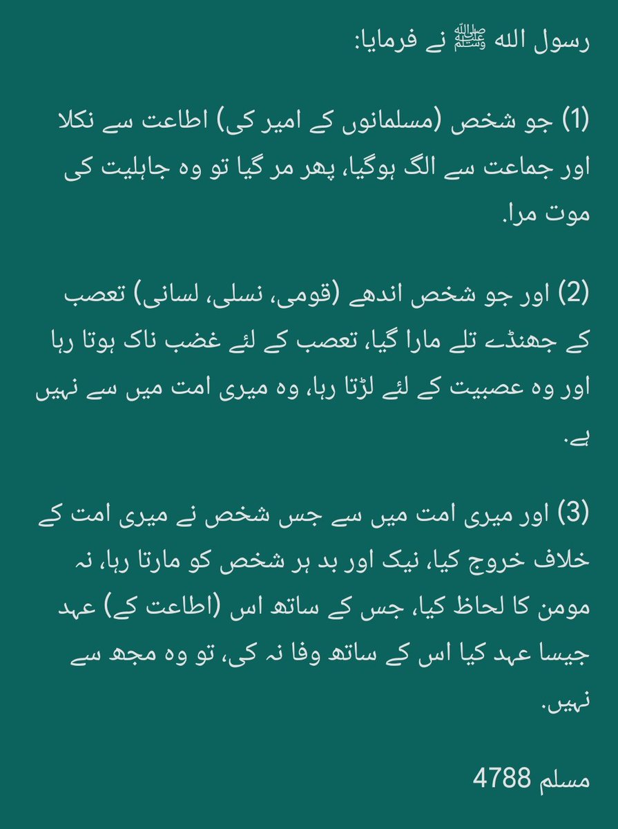 صحِیح حدیثِ نَبوی ﷺ tweet media