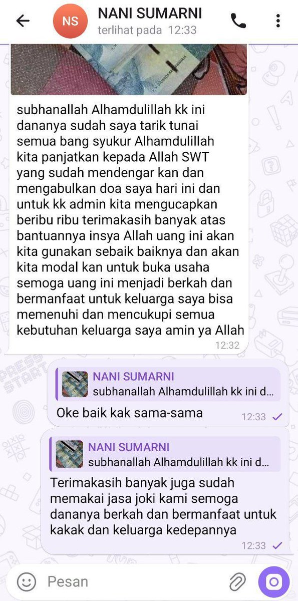 Hallo Guys, kamis Siangni✔️cair 54jt
Masih open pinjaman pinpri galbay gestun kospin dapin ready ya #zonauang
punya tagihan di spaylat, spinjam, kredivo, akulaku, indodana dan paylater lainnya? yuk jangan nunggu japo &amp; hub jasa joki kami aku open terus ya. pastinya  100%TRUSTED