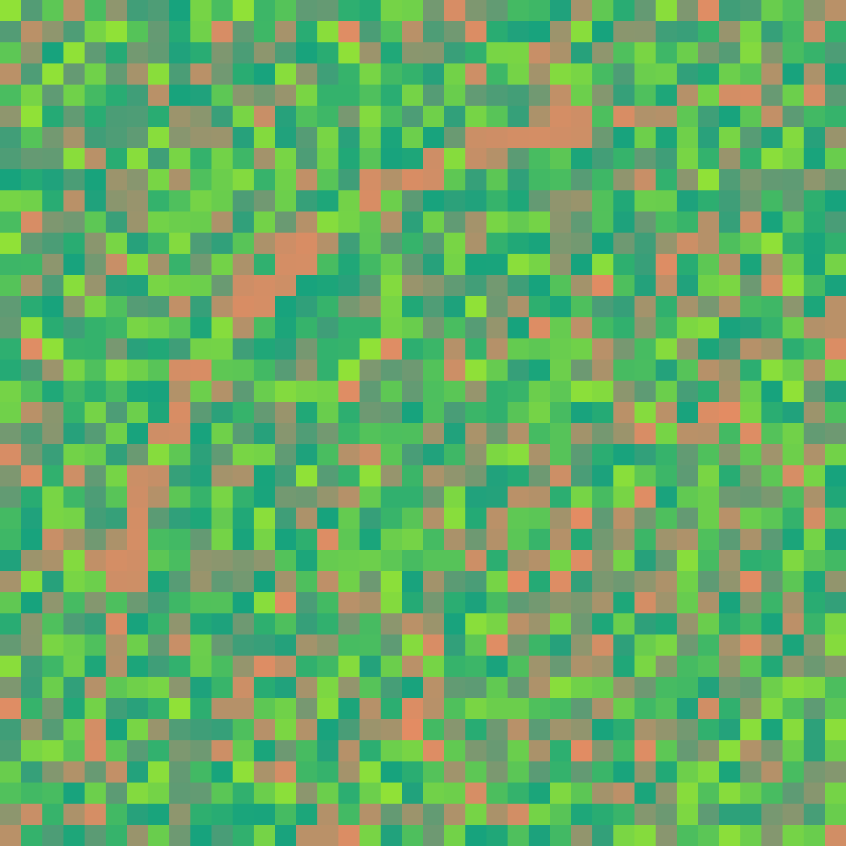 🤖 Beep beep! Check out this colorful pixel art.

🎨 Colors used: #90e137, #17a37d, #e48c63

#twitterbot #pixelmuse #pixelart #digitalart #8bit #art #generativeart