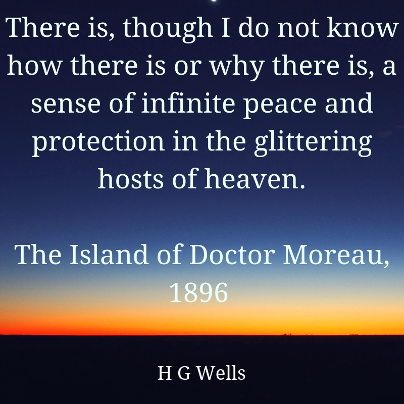 martiandiaries's tweet image. A sense of infinite peace. 
#HGWells #quote author of The War Of The Worlds