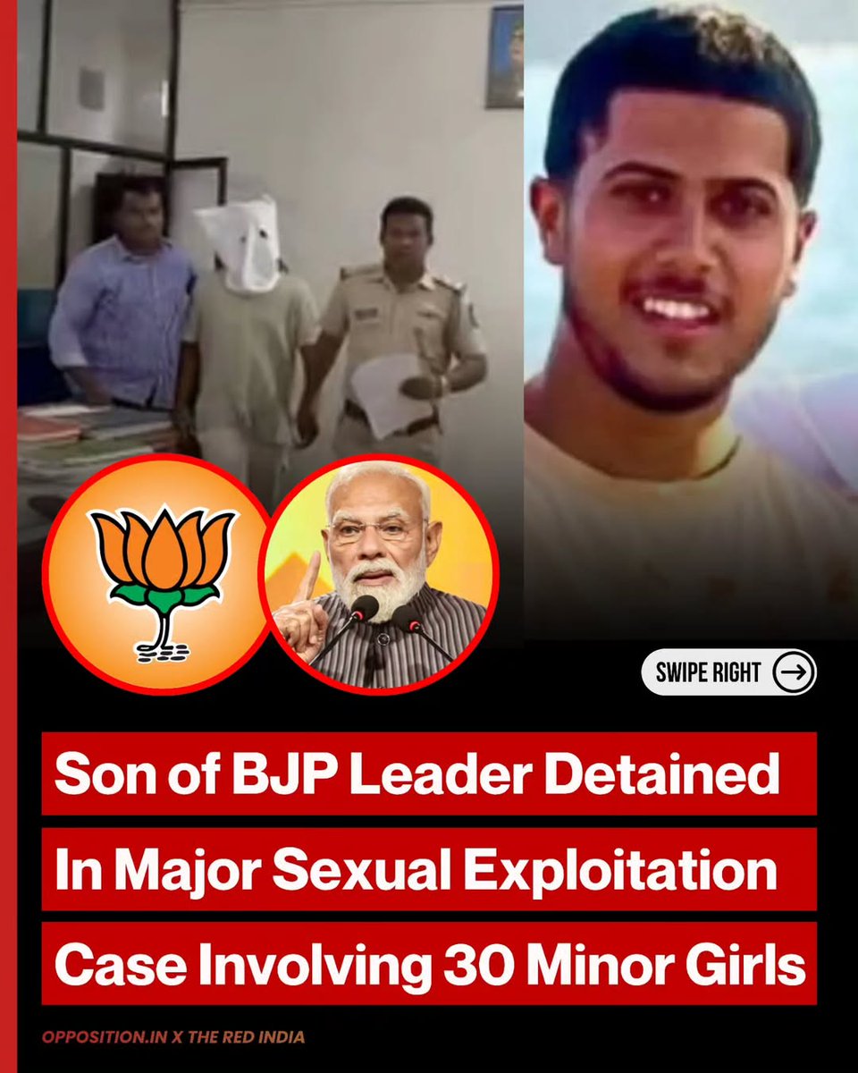 sunmor2901's tweet image. Soham Sushant Naik, son of BJP councillor Sushant Naik, has been arrested in #SouthGoa for allegedly s€xually abusing 30 minor girls over a period of 3 years'

The accused is said to have recorded videos of the assaults &amp;amp; used the footage to blackmail the victims into silence.