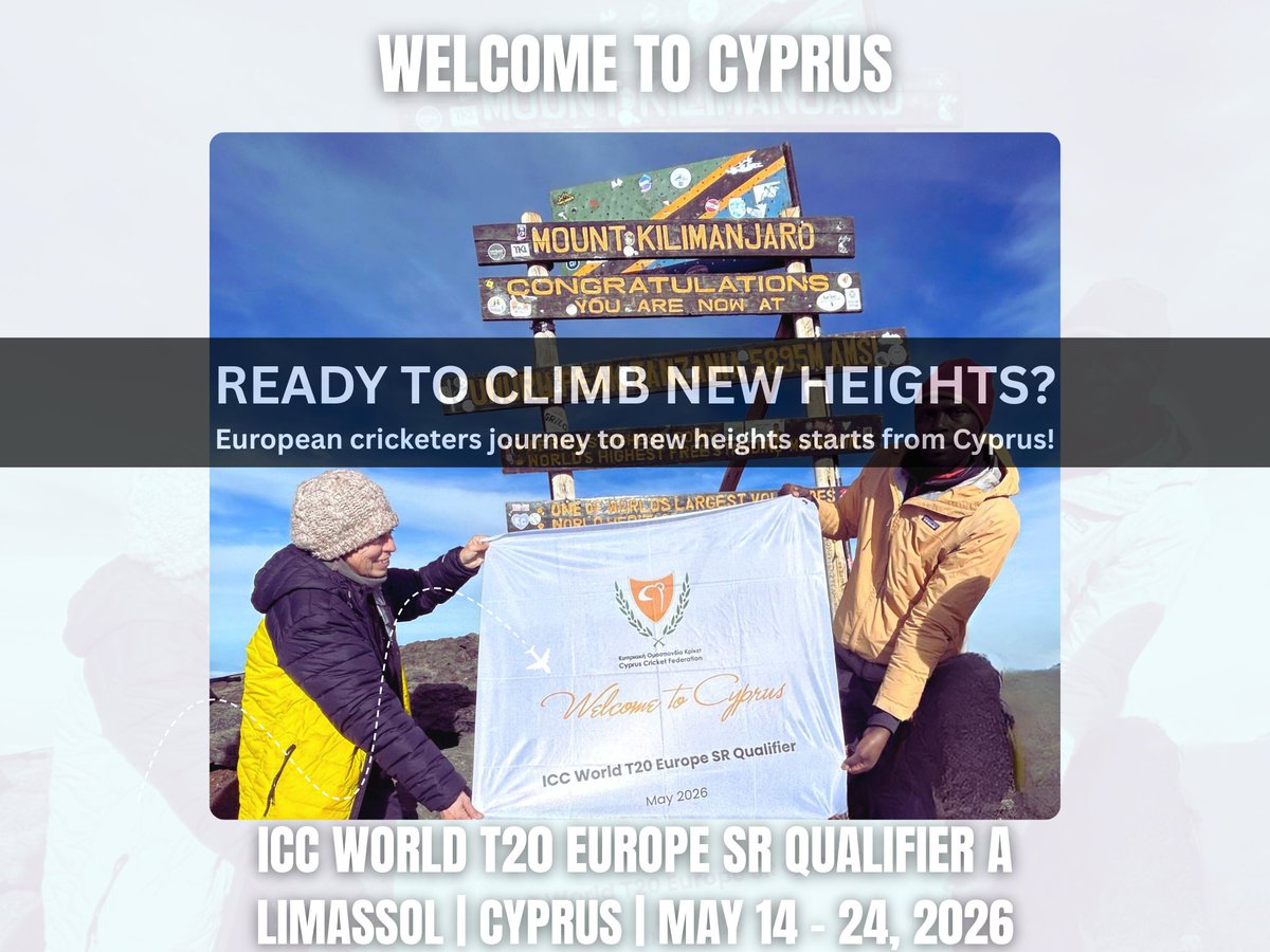 Cyprus Cricket Federation tweet media