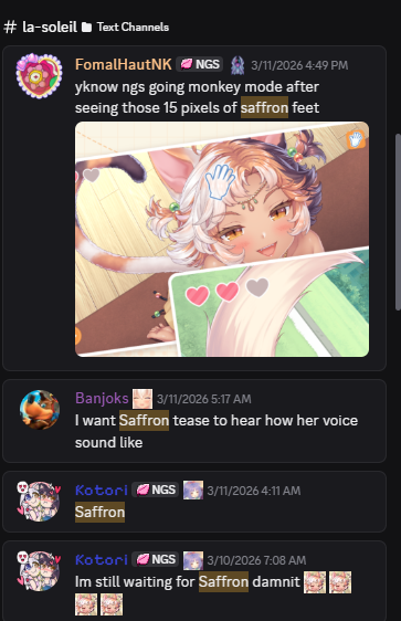 After all this waiting, Saffron has finally hit NGS 😏