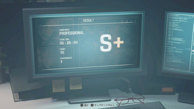 遂にバイオ4を難易度プロS+でクリア! 念願の猫耳(レオン専用)を手に入れたぞ! 元々可愛かったバイオ4のレオンが更に可愛くなってしまった!