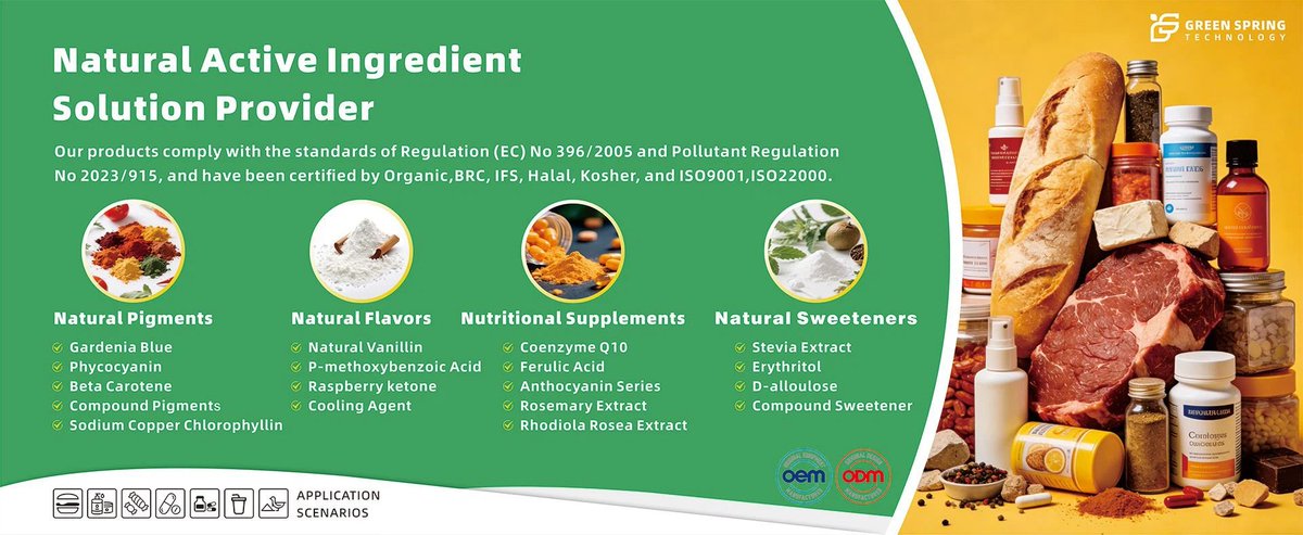 greenspringcn's tweet image. Want to see the magic in person? ✈️🇨🇭
Join us at Vitafoods Europe 2026 in Geneva! We’re bringing our full range of natural solutions—from vibrant pigments to high-purity extracts.

📍 Meet us there!
#VitafoodsEurope #GreenSpringTechnology #Networking #NaturalIngredients