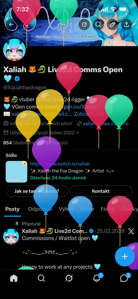 Xaliah 🦊🐉 Live2d Comms Open🩵 tweet media