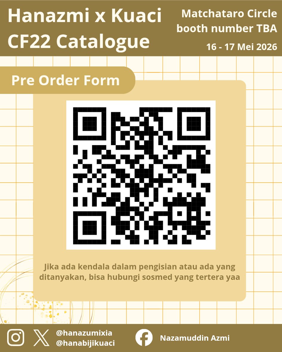 🌻 Hanazmi • Kuaci | CF22 PO Open ✨ tweet media