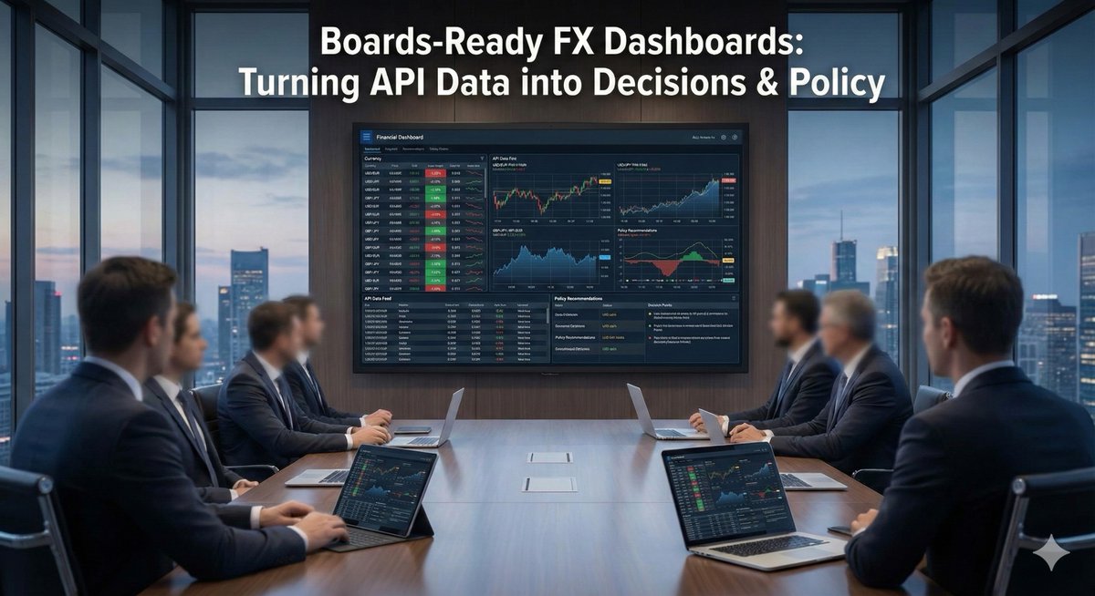 ibr_live's tweet photo. Boardroom decisions need real-time data.

FX APIs help treasury teams:
✔️ Track live currency movements
✔️ Build real-time dashboards
✔️ Make faster financial decisions
Here’s how 👇
 https://t.co/ZfPrzQZ9gl
#FXAPI #Treasury #Fintech #RealTimeData #CFO #APIs #IBRLIVE https://t.co/NeedCnlGg6