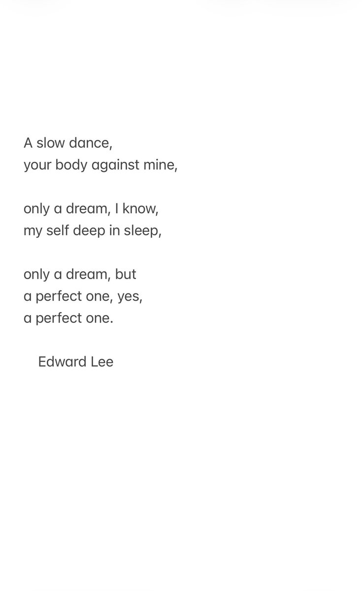 Edward Lee Poetry tweet media