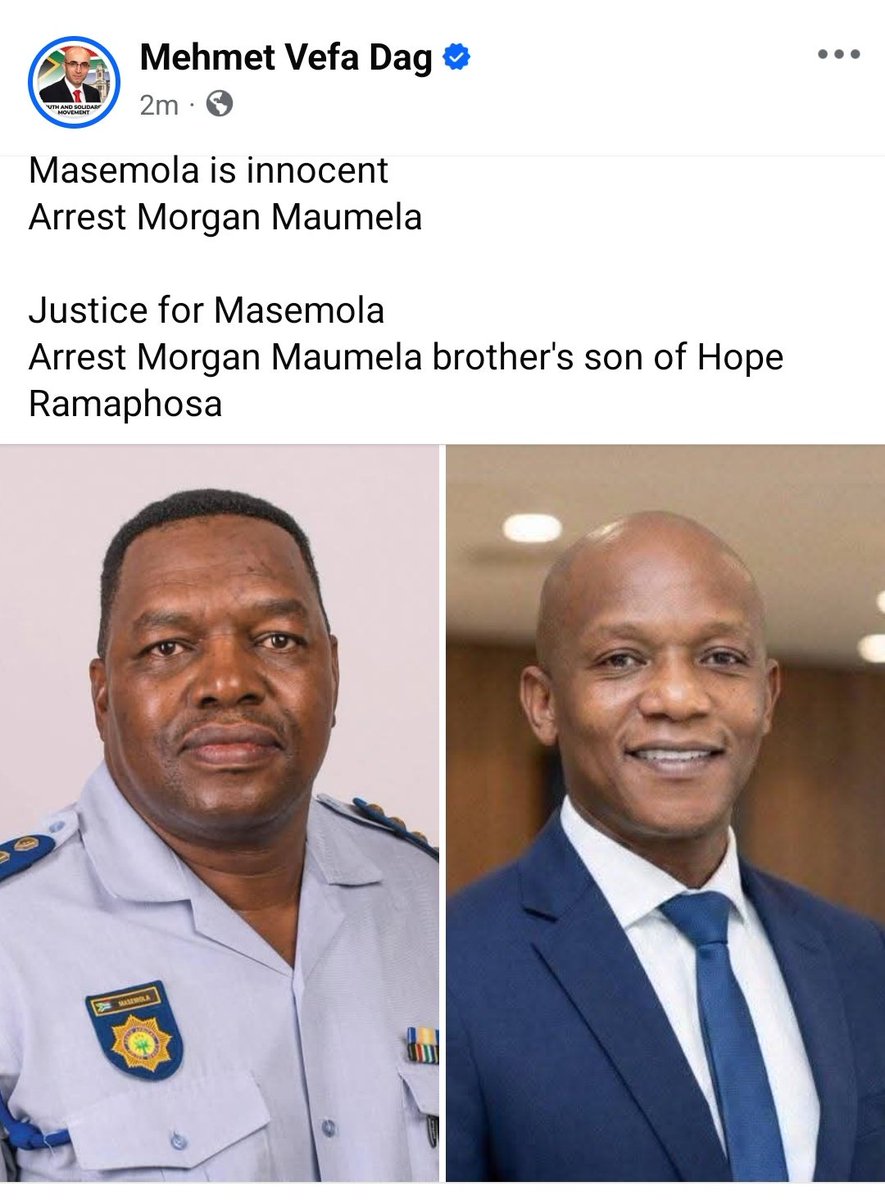 MEHMET VEFA DAG -Cape Town Mayor Candidate tweet media