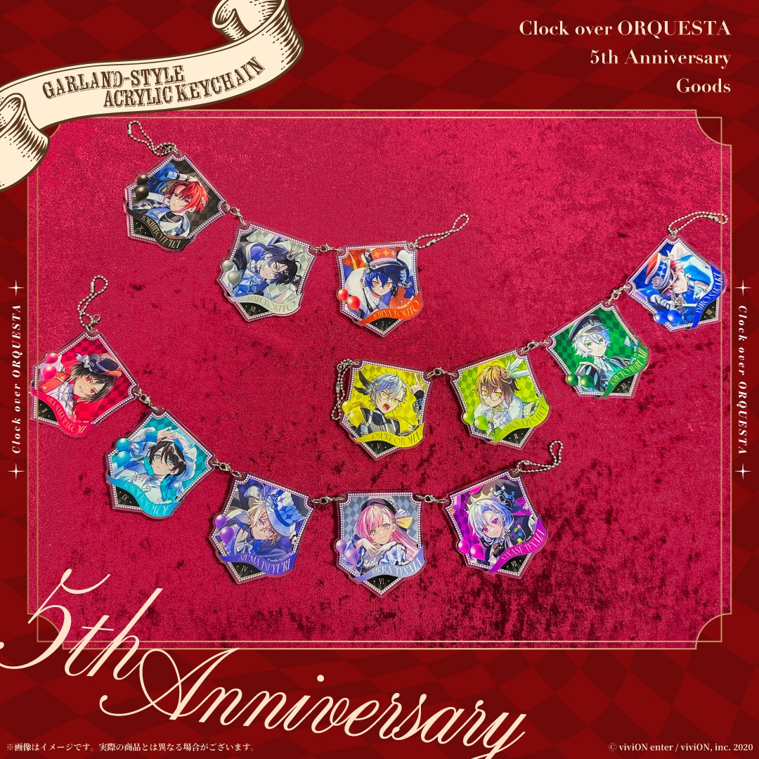 クロケスタ5周年 記念グッズ🎪 発売まであと5日！🎊 ＼ 二香「君は