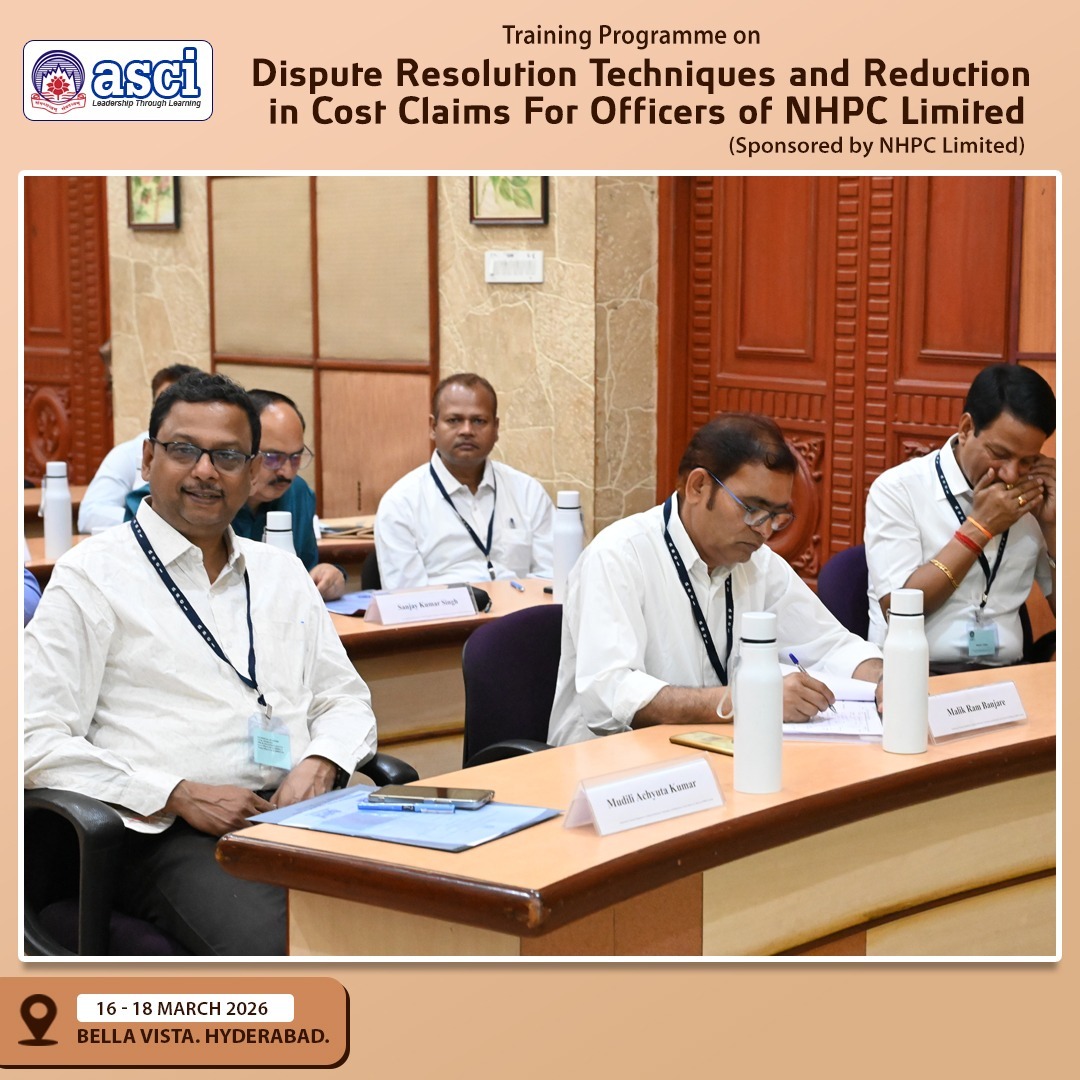 Admn Staff College of India (ASCI) tweet media