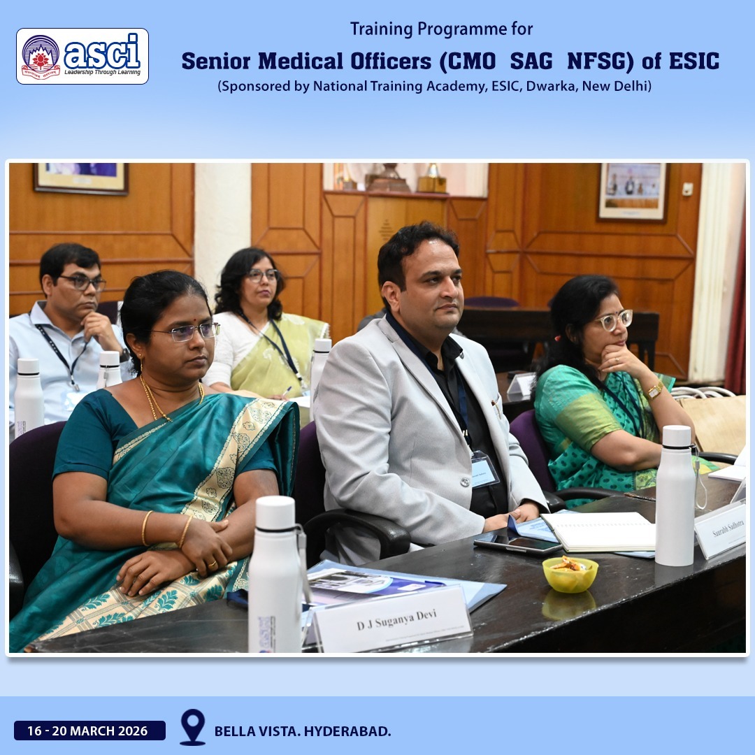 Admn Staff College of India (ASCI) tweet media