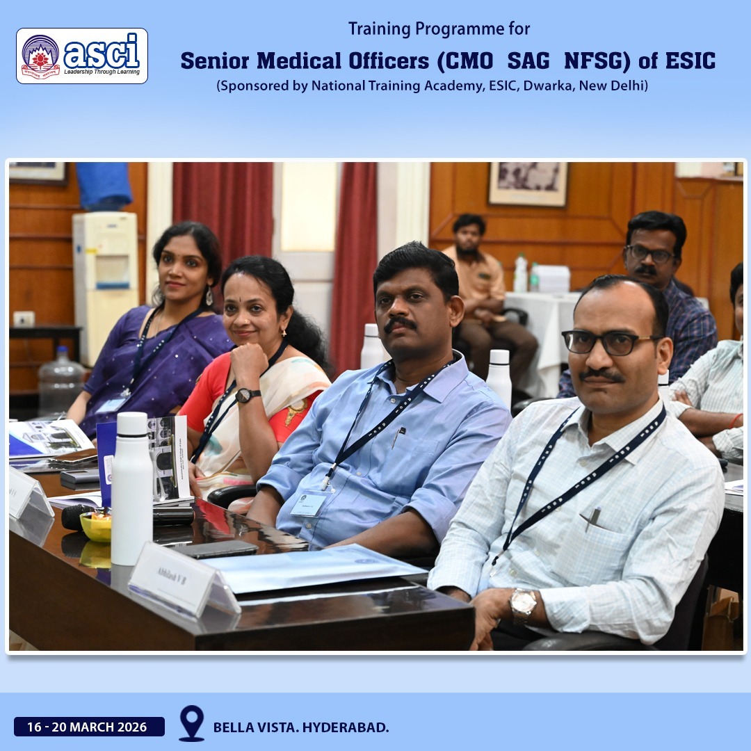 Admn Staff College of India (ASCI) tweet media