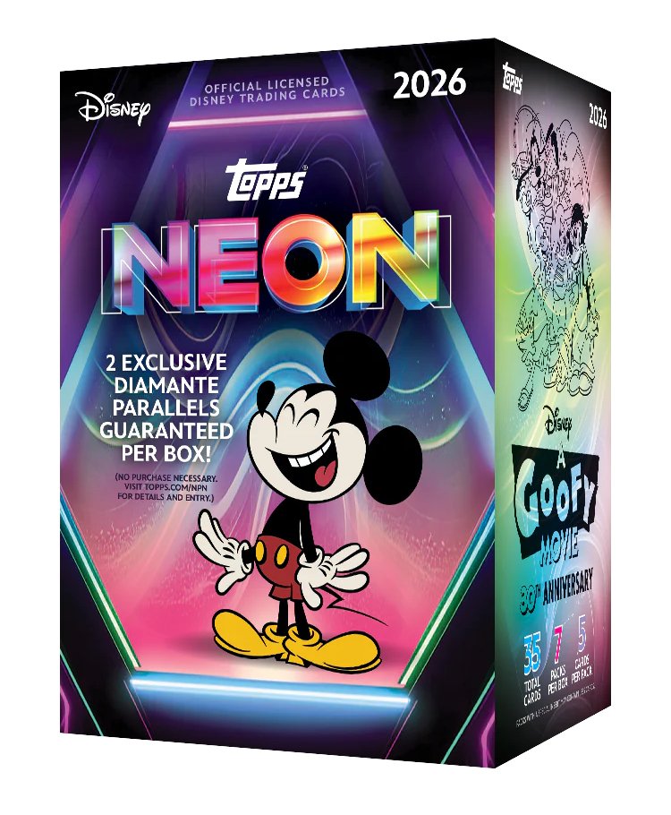 製品情報】 2026年4月以降 発売予定 ▽ 2026 TOPPS DISNEY NEON