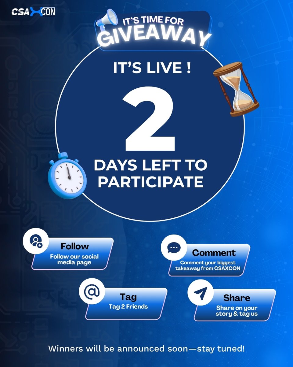 CSA XCON tweet media