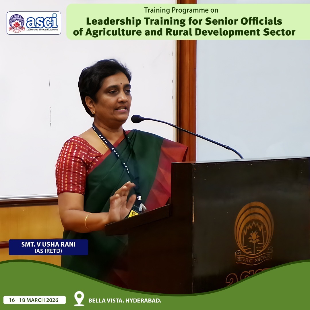 Admn Staff College of India (ASCI) tweet media