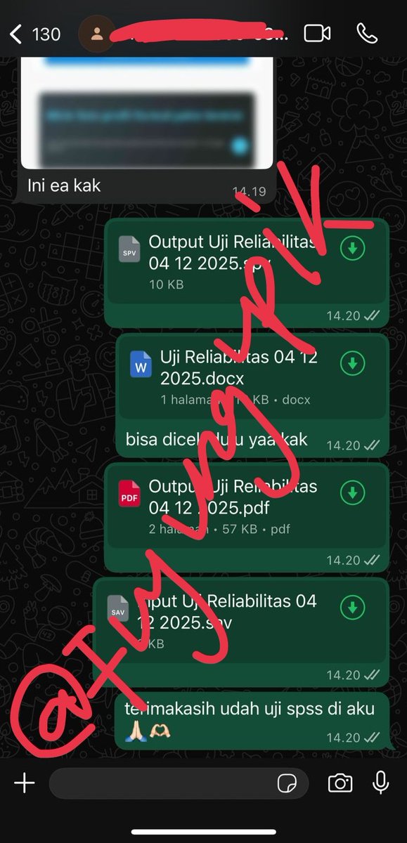 cyu~ joki tugas spss start 10k| wa fastrespon tweet media