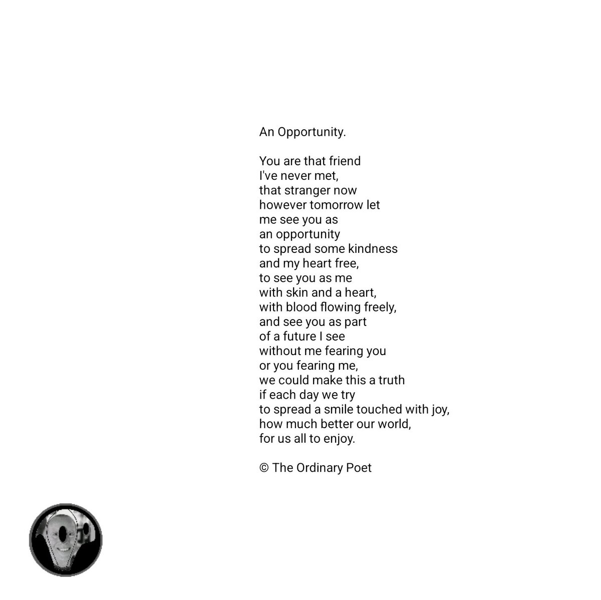 The Ordinary Poet tweet media