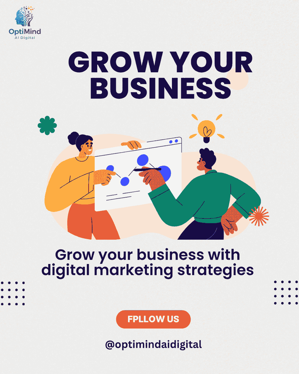 optimindaidigit's tweet photo. Struggling to grow your business online?Digital marketing helps you reach the right audience and grow faster.Start smart. Stay consistent.Follow for more tips.#DigitalMarketing #BusinessGrowth #MarketingTips #SmallBusiness https://t.co/R6dzWQPLnj