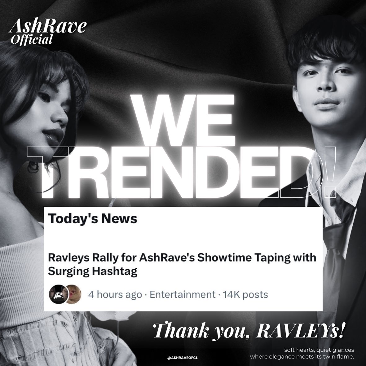 AshRaveTREND's tweet photo. we trended, ravleys! 🖤

ASHRAVE TAPING DAY
#AshRaveShowtime

#AshRave | #AshleySarmiento | #RaveVictoria https://t.co/RVXgdHdp0H