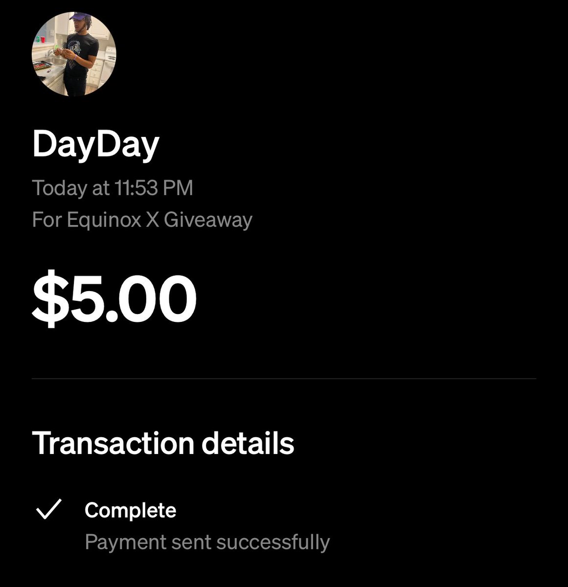 Equinox DFS tweet media