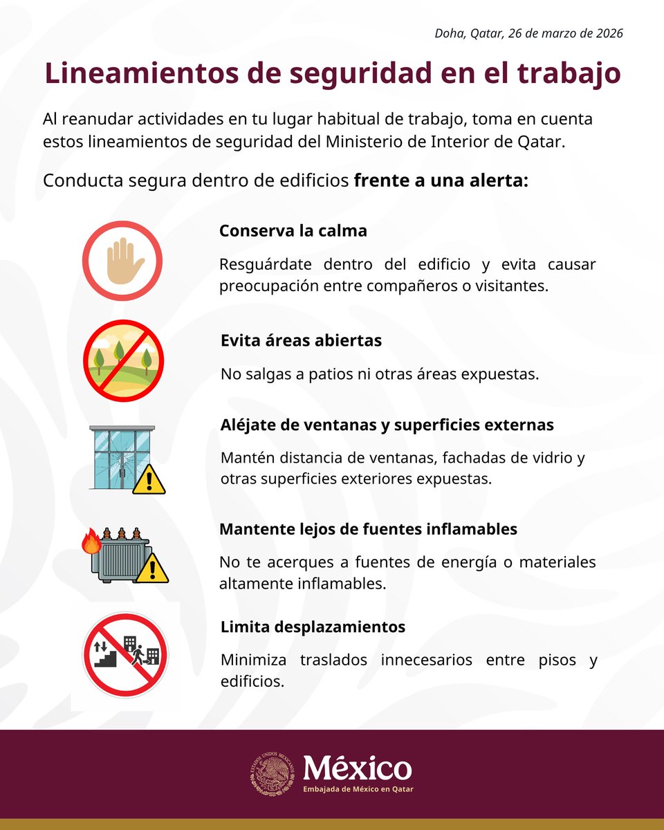 Embajada de México en Qatar tweet media