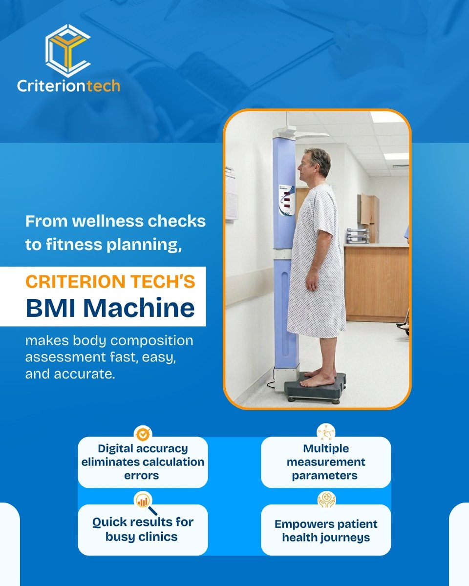 criterion_tech's tweet image. Fast, accurate body composition made simple.
.
#HealthAssessment #BodyComposition #PublicHealth #Criteria4Technology #CriterionTech