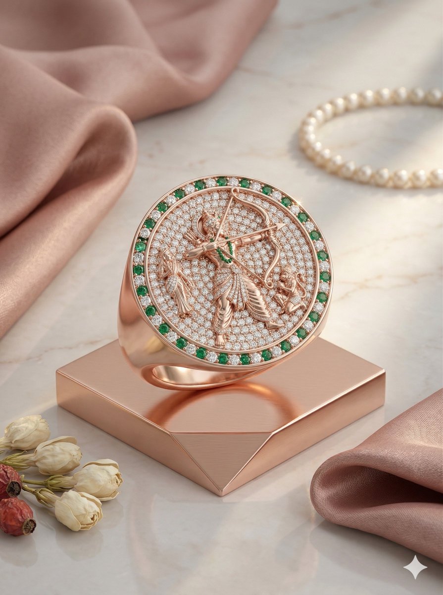 Houseofrings_'s tweet photo. Celebrate the divine grace of Lord Ram this Ram Navami 

Adorn yourself with timeless elegance, shine with tradition, and let your sparkle reflect strength, purity, and devotion.
Happy Ram Navami from House of Rings 

#RamNavami #FestiveElegance #HouseOfRings #ramnavami2026 https://t.co/dmsq6fqLwi
